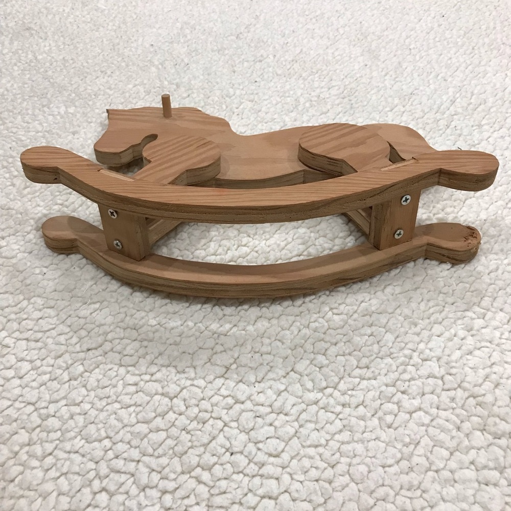Handmade Wooden Rocking Horse
Not Stained - can be stained painted or decorated - Picture 9 of 11